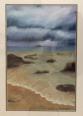Into the storm -framed pastel